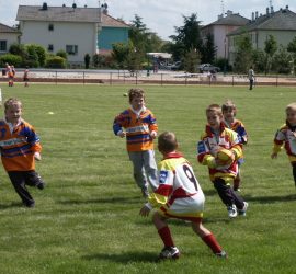 Tournoi des écoles de rugby.