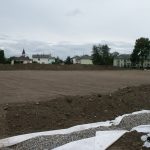 Le terrain en travaux