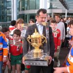 La Coupe du Monde de rugby et l'école de rugby de Chalampé.