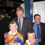 Jean-Claude Skrela et l'école de rugby de Chalampé.
