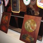 Quelques trophés du comité Alsace Lorraine de rugby.