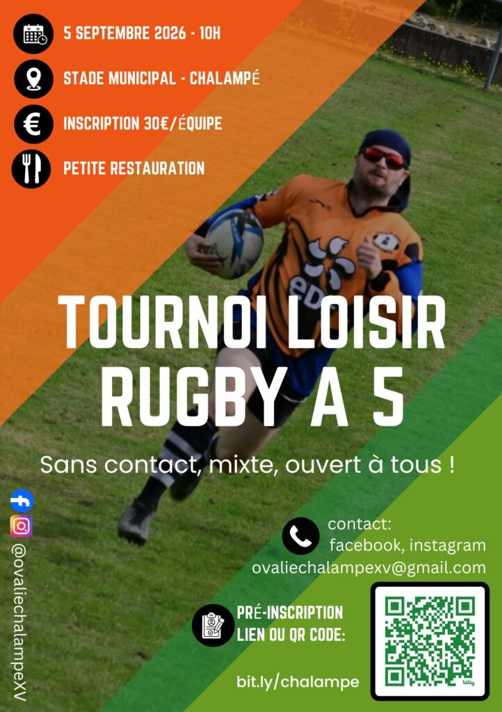 Affiche du tournoi de rugby à 5